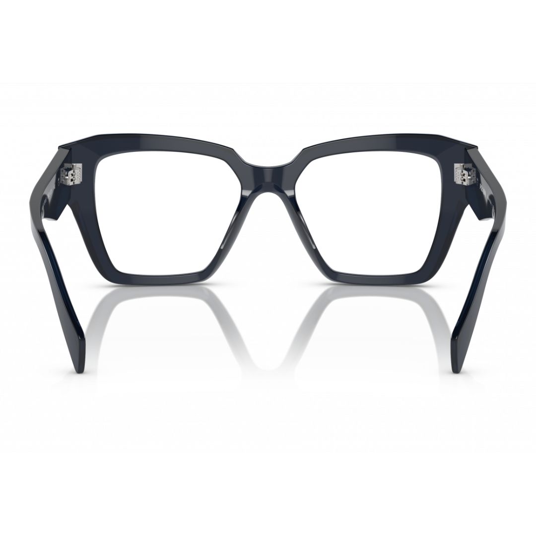 Prada PR 09ZV 08Q1O1 51 women’s Transparent Blue acetate cat-eye prescription glasses