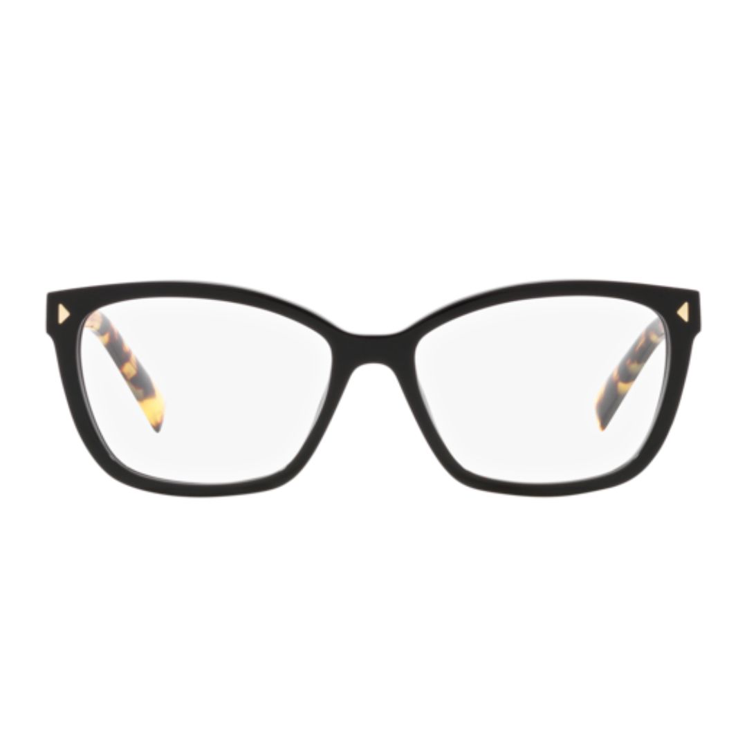Prada PR 15ZV 07R1O1 55 women’s Caramel Havana rectangular acetate prescription glasses