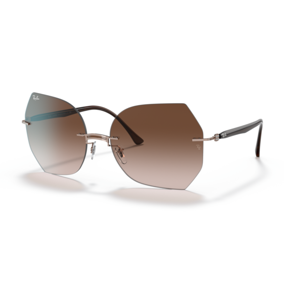 RAY-BAN LIGHT BROWN RB 8065 SUNGLASSES
