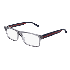 Gucci 0752O Glasses 56 GREY/TRANSPAENT
