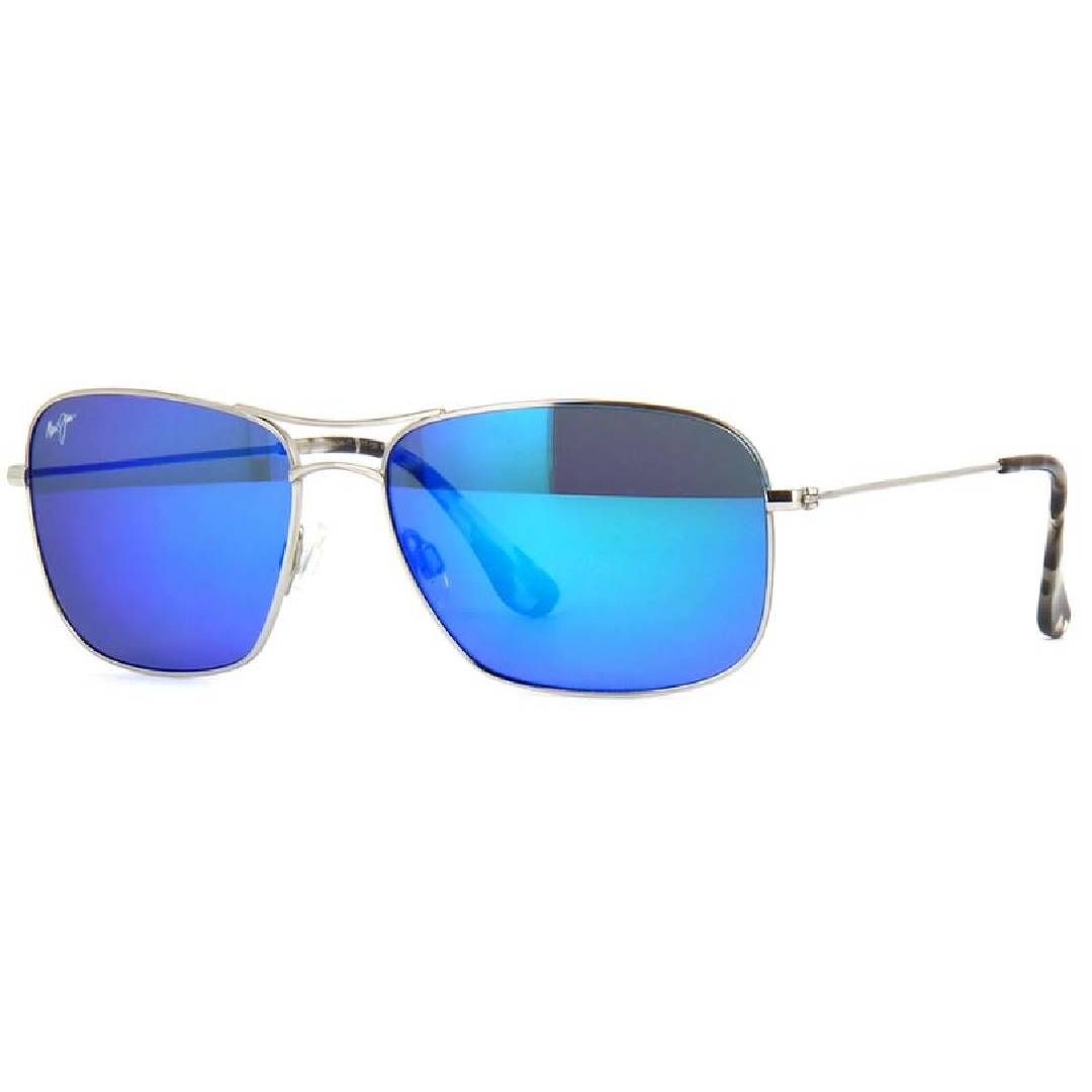 Maui Jim Wiki Wiki MJ 246 17 Silver / Blue Hawaii Sunglasses