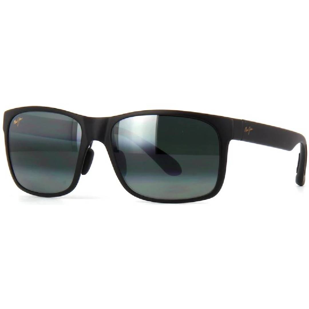 Maui Jim Red Sands MJ 432 2M Matte Black / Neutral Grey Sunglasses