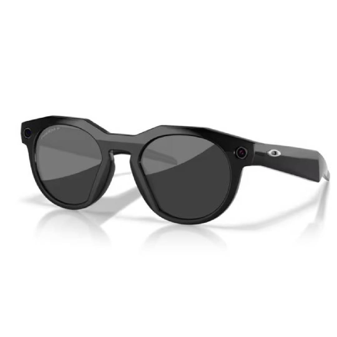 Oakley Meta HSTN OO 8002 800203 Black / Black Prizm Polarized Sunglasses