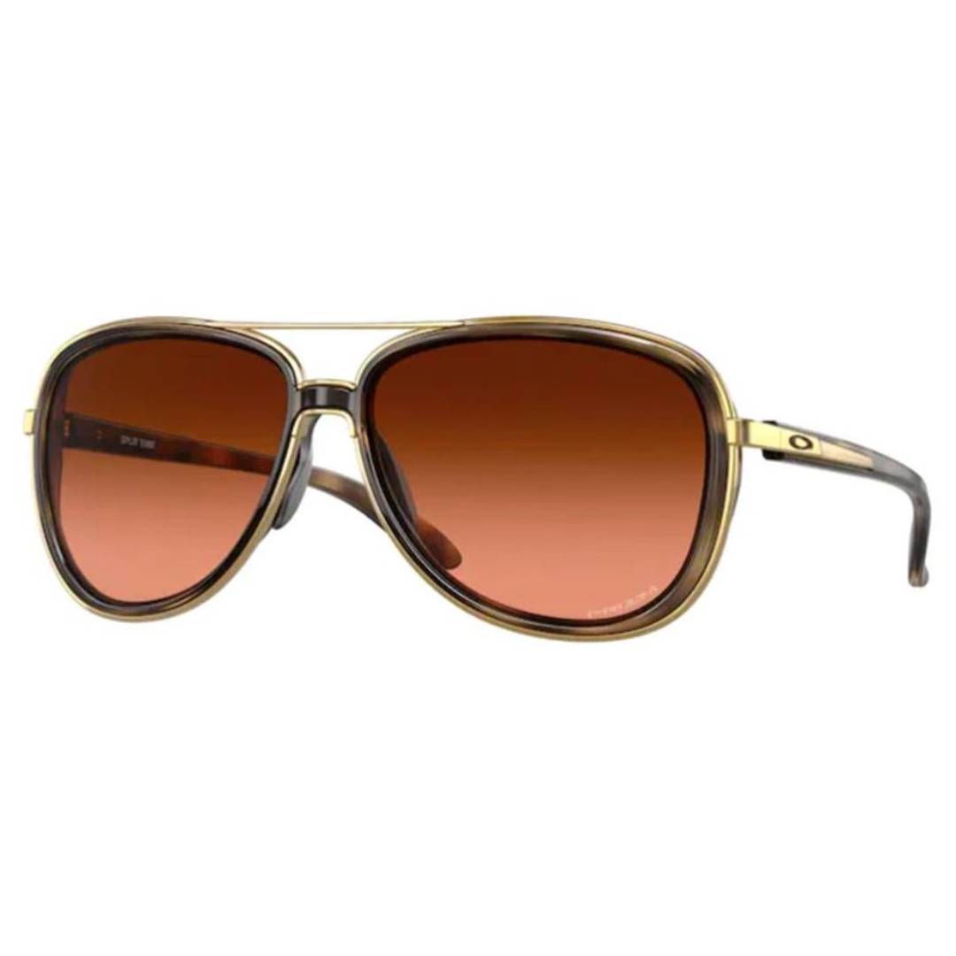 Oakley Split time OO 4129 18 Brown Tortoise/ Prizm Grey Gradient Sunglasses