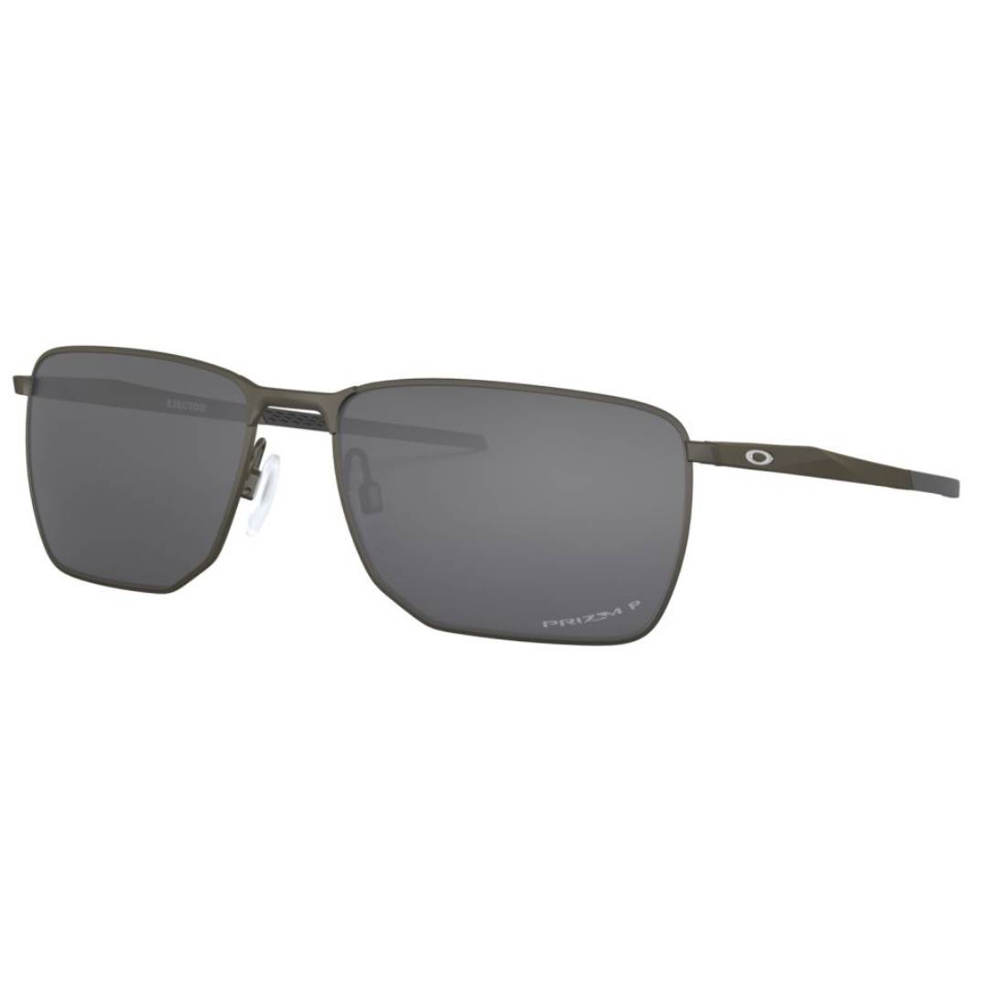 Shop for Oakley Ejector OO 4142 03 Carbon/ Prizm Black Polarized Sunglasses at YourSpecs.