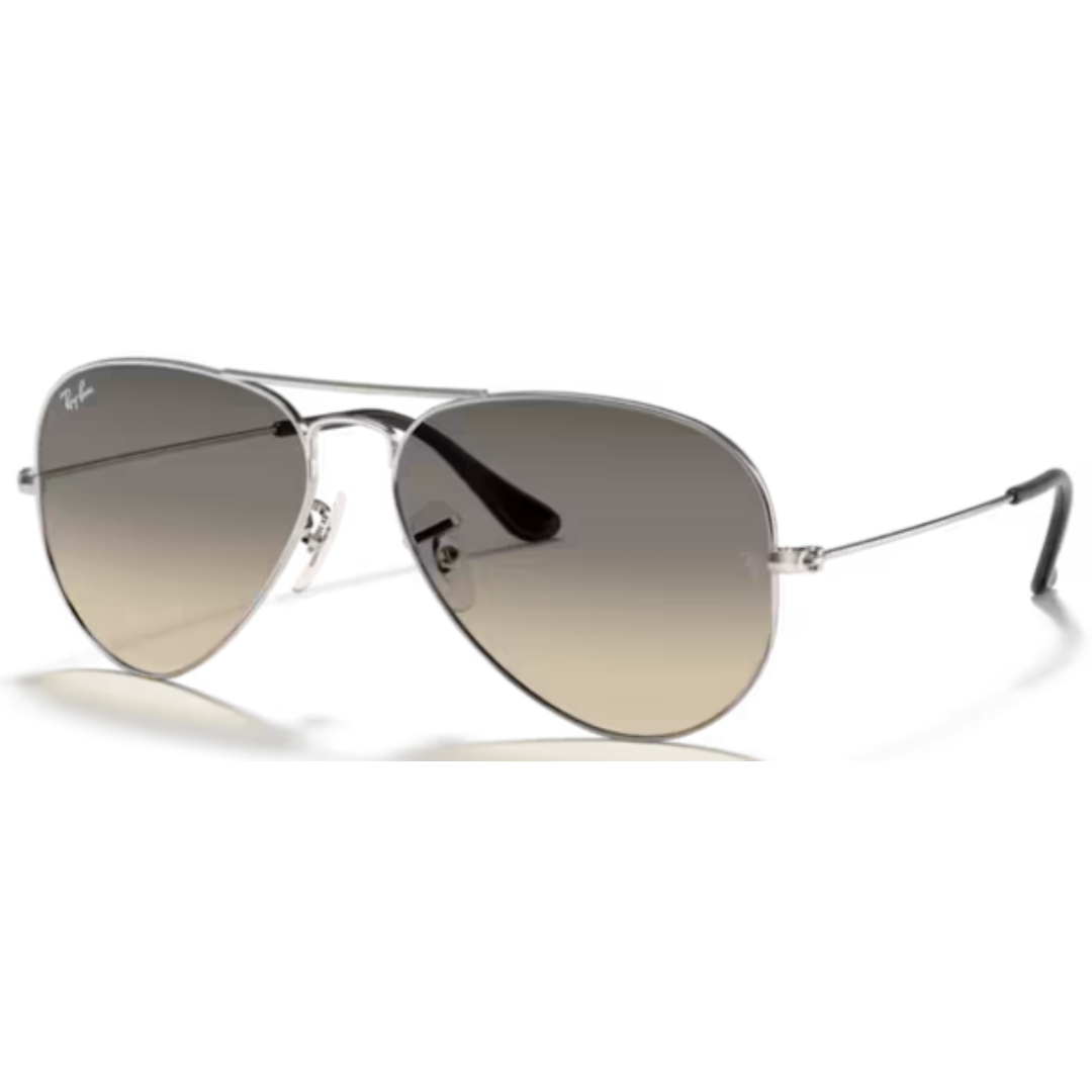 Ray Ban Aviator Large Metal RB 3025 003/32 Silver / Grey Gradient Sunglasses