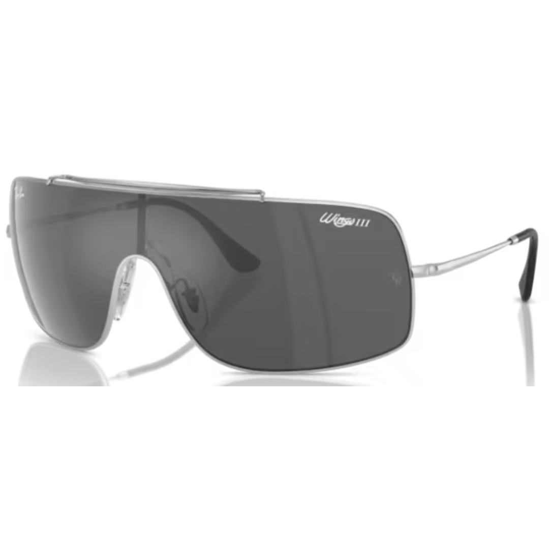 Ray Ban Wings iii RB 3897 003/6G Silver / Grey Sunglasses