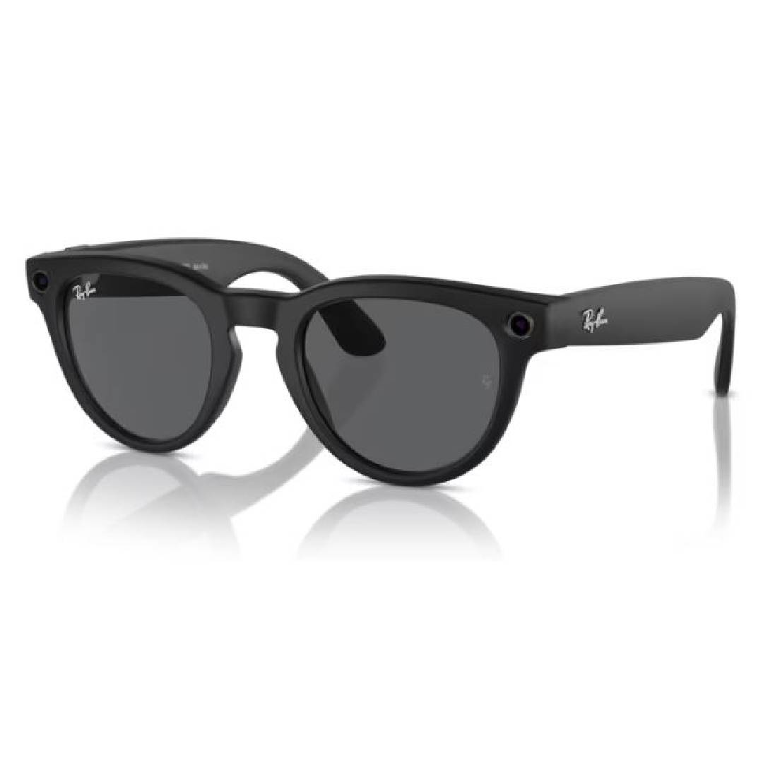 Ray Ban Meta Headliner RB 4009 601S8750 Matte Black / Charcoal Black Sunglasses