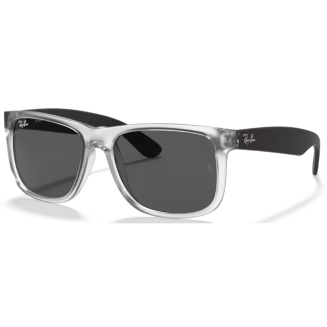 Ray Ban Justin RB 4165 65187 Transparent / Grey Sunglasses