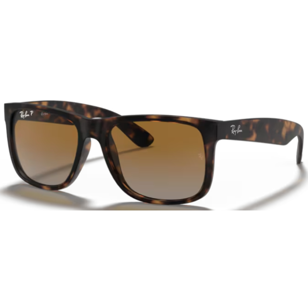 Ray Ban Justin RB 4165 865/T5 Havana / Brown Gradient Polarized Sunglasses