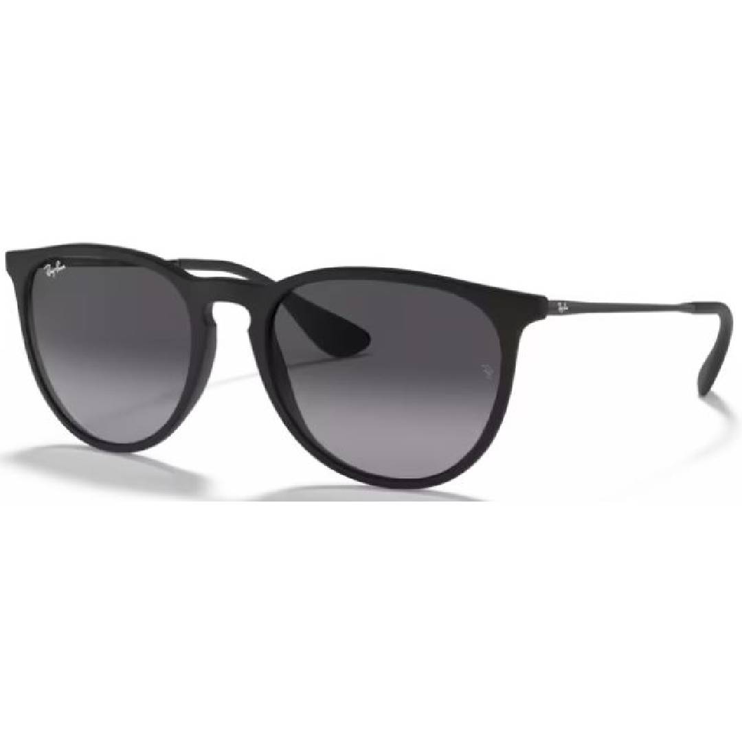 Ray Ban Erika RB 4171 622/8G Rubber Black / Light Grey Gradient Sunglasses