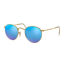 Rayban 3447 Sunglasses 112/4L Gold Blue Polarized
