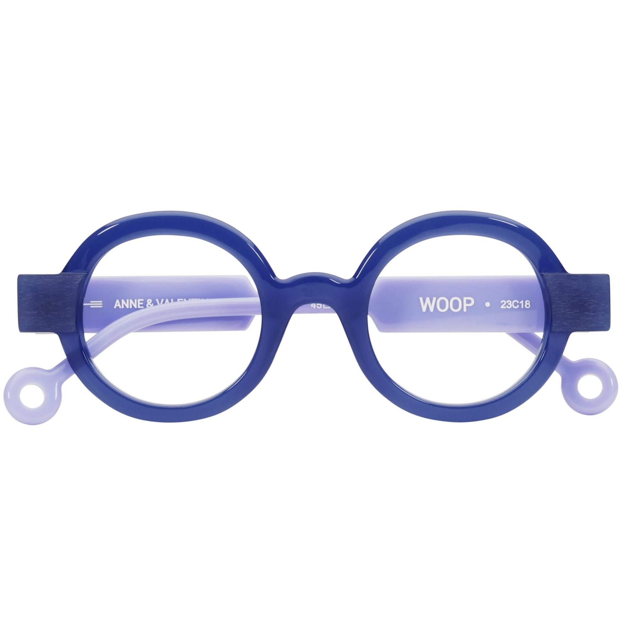 Anne & Valentin Woop 23C18 Purple & Lavender Glasses